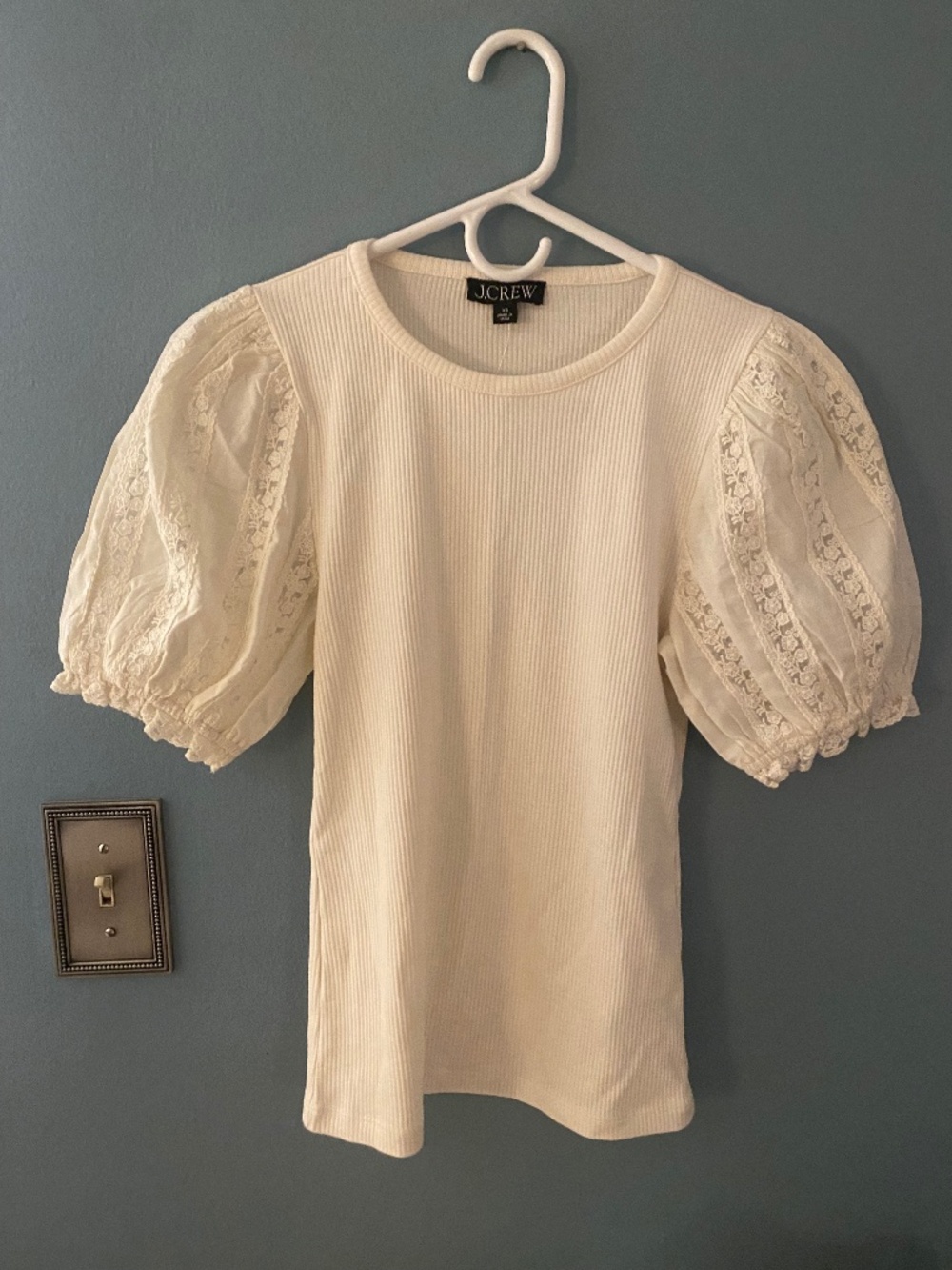 J. Crew Ivory Top